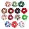 14 Pcs Christmas Scrunchies Silk Scrunchies Satin Hair Ties Soft Elastic Hair Bands Christmas Hair Scrunchy Hair Accessories for Women Girls
